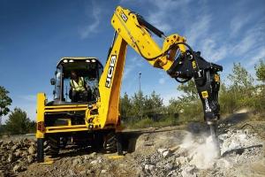 Экскаватор-погрузчик с гидромолотом JCB 3CX Super в аренду Город Уфа